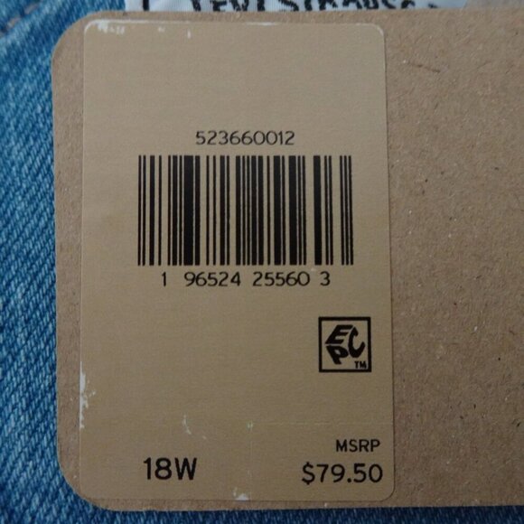 Levi's Shortalls Women's Plus 18W Denim Bib Overalls Cowgirl Festival Country - Picture 7 of 10